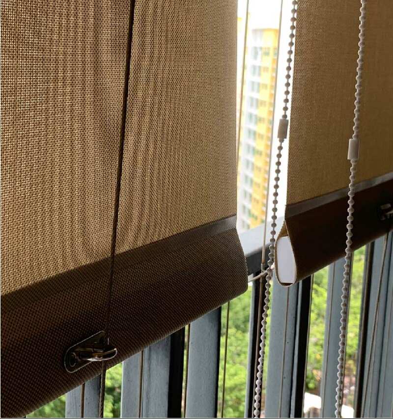 Outdoor Blind Fabric Colour and Component