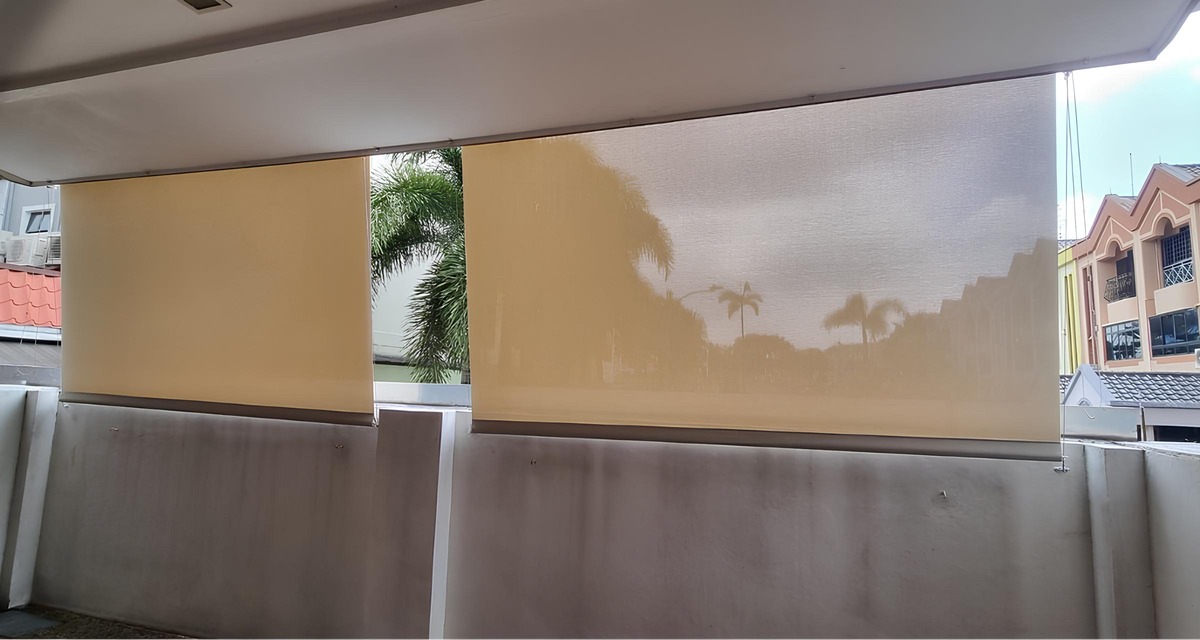 Outdoor Shades for Heat and Privacy Protection