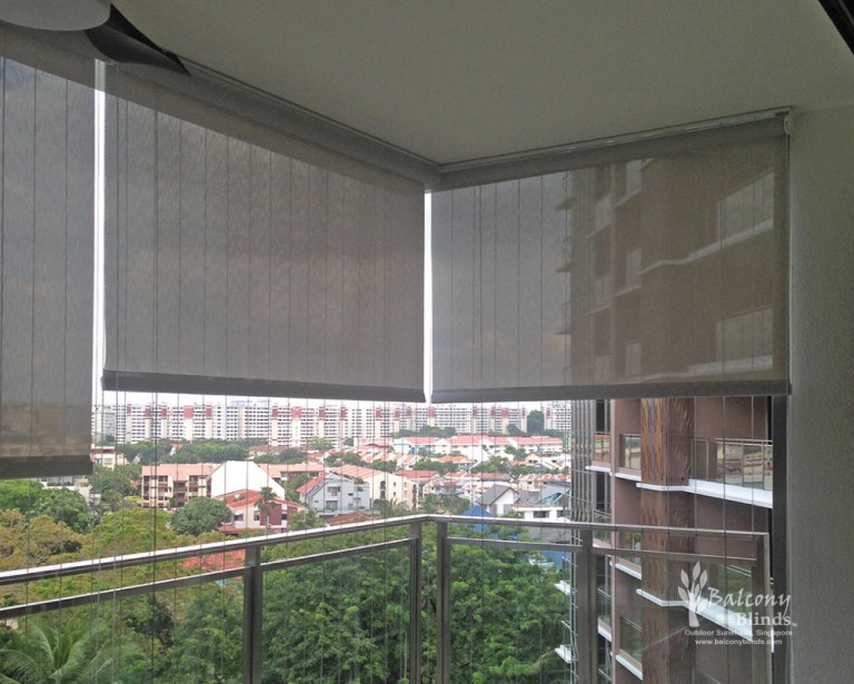 Outdoor Roller Blinds Singapore - BALCONYBLINDS