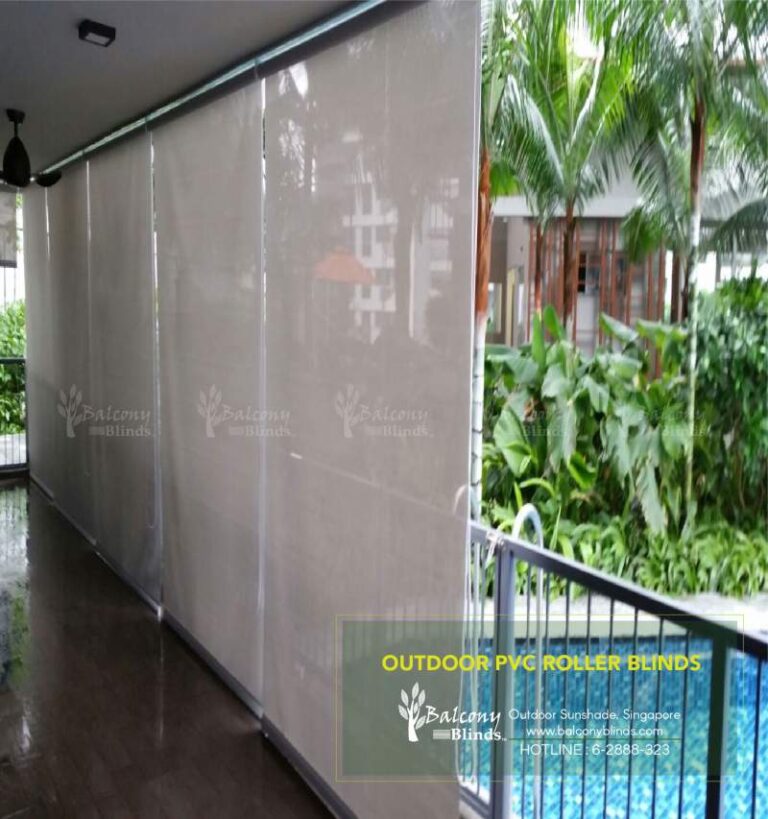 Outdoor Roller Blinds at Q Bay Condominium