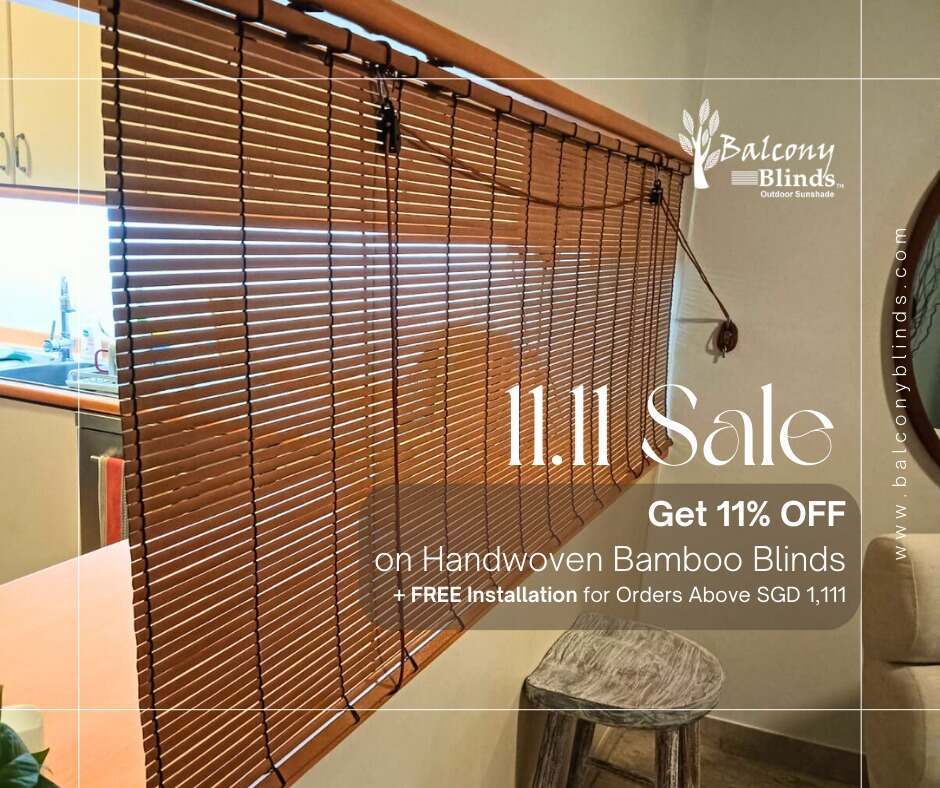 Bamboo Blinds 11.11 Promo - Outdoor Blind Promotion 2024